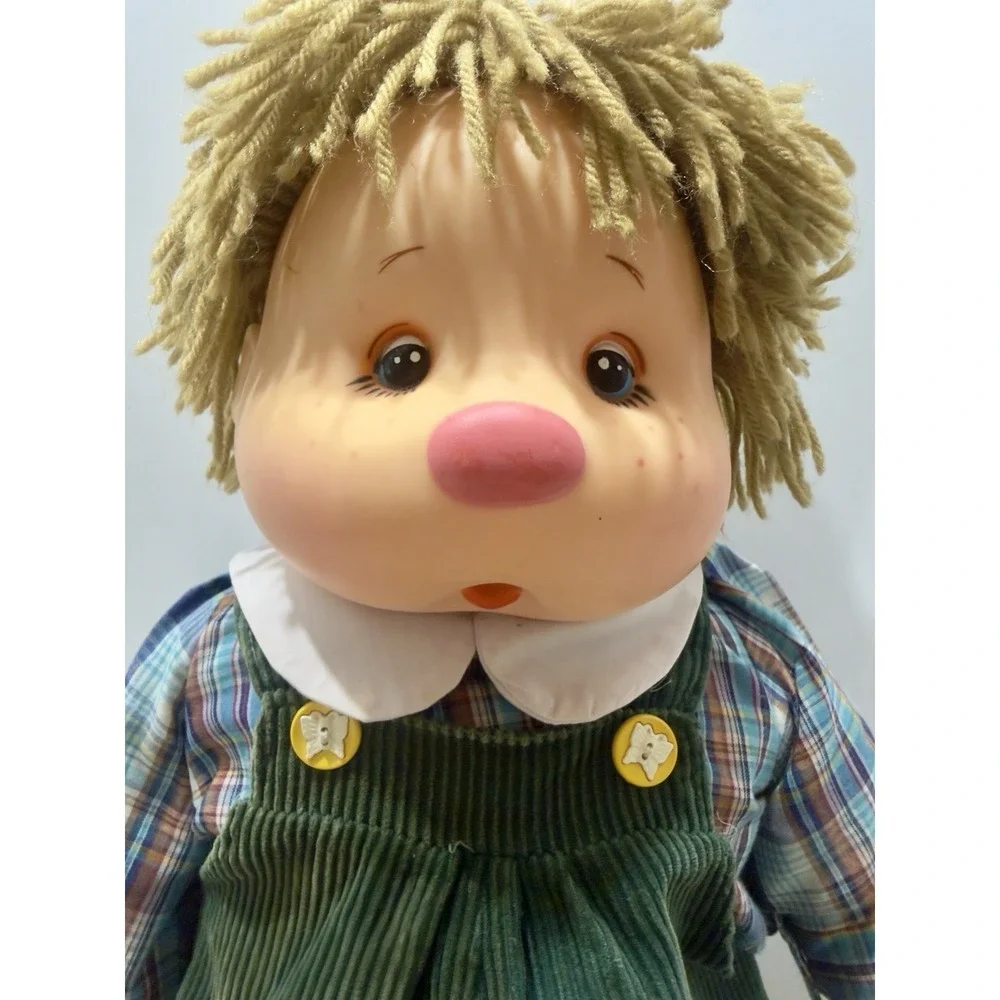 Vintage 1980s Collectable Ice Cream Doll Jumbo Boy Brown Yarn Hair Thumb Sucking